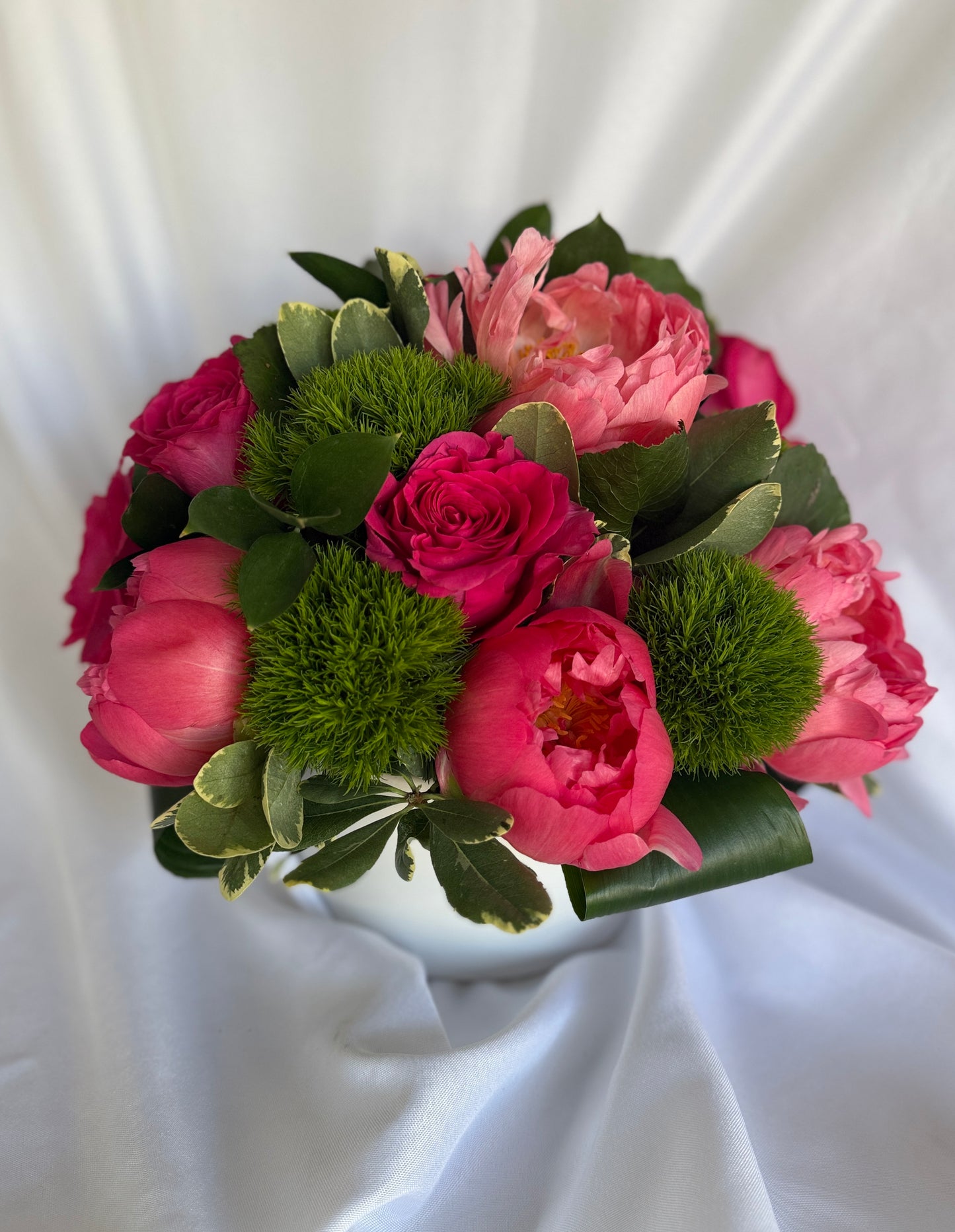 Coral Charm Peony Arrangement