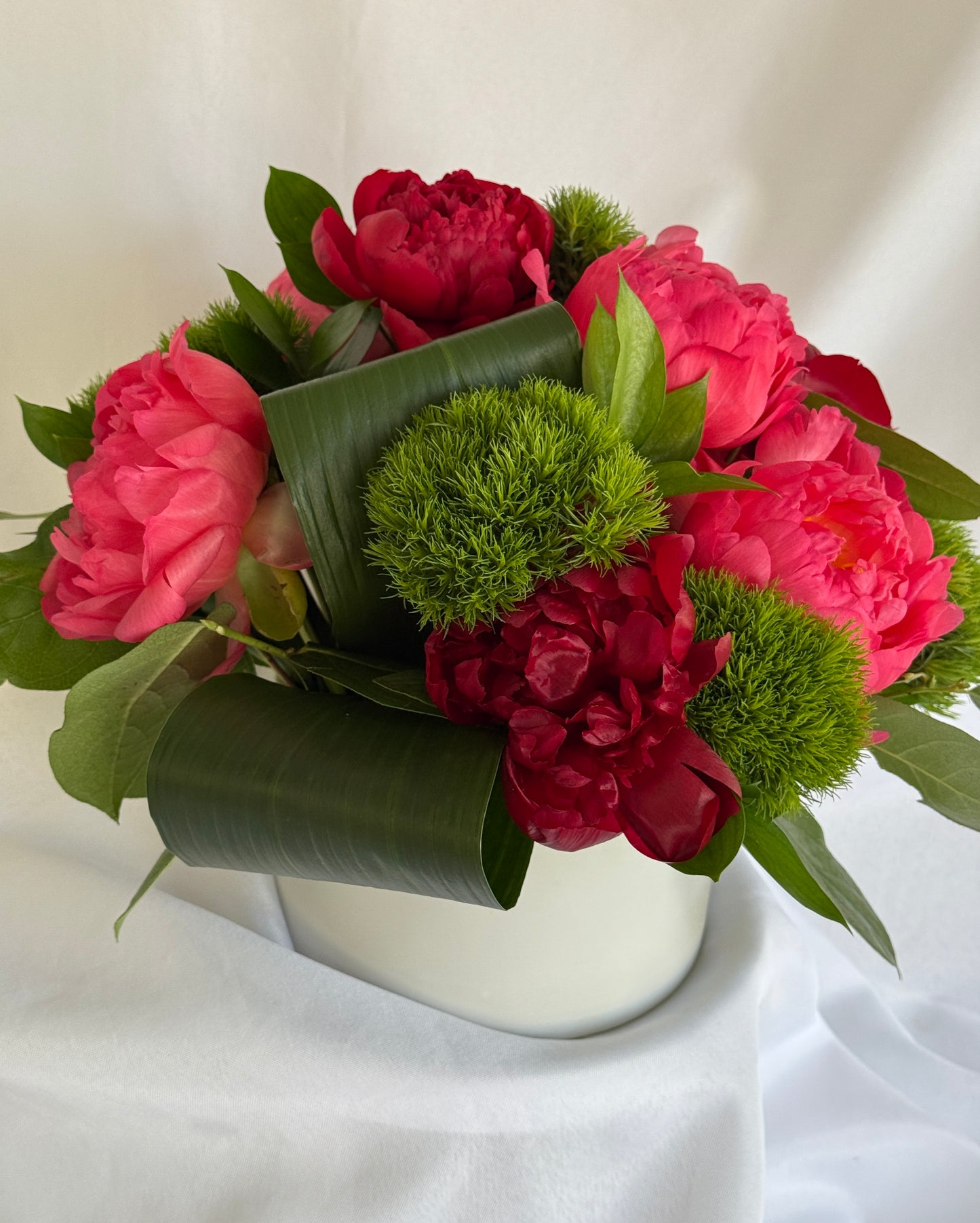 Coral Charm Peony Arrangement
