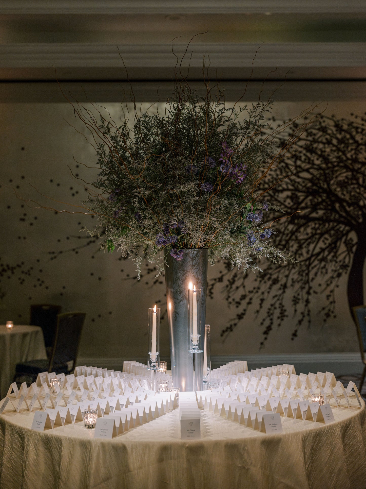 Entrance and Card Table Arrangement