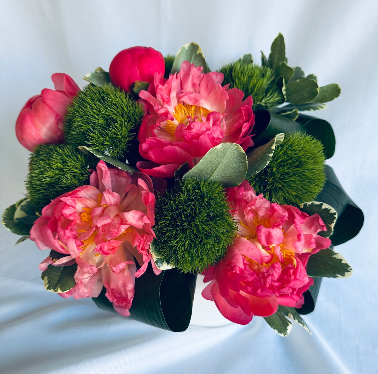 Coral Charm Peony Arrangement